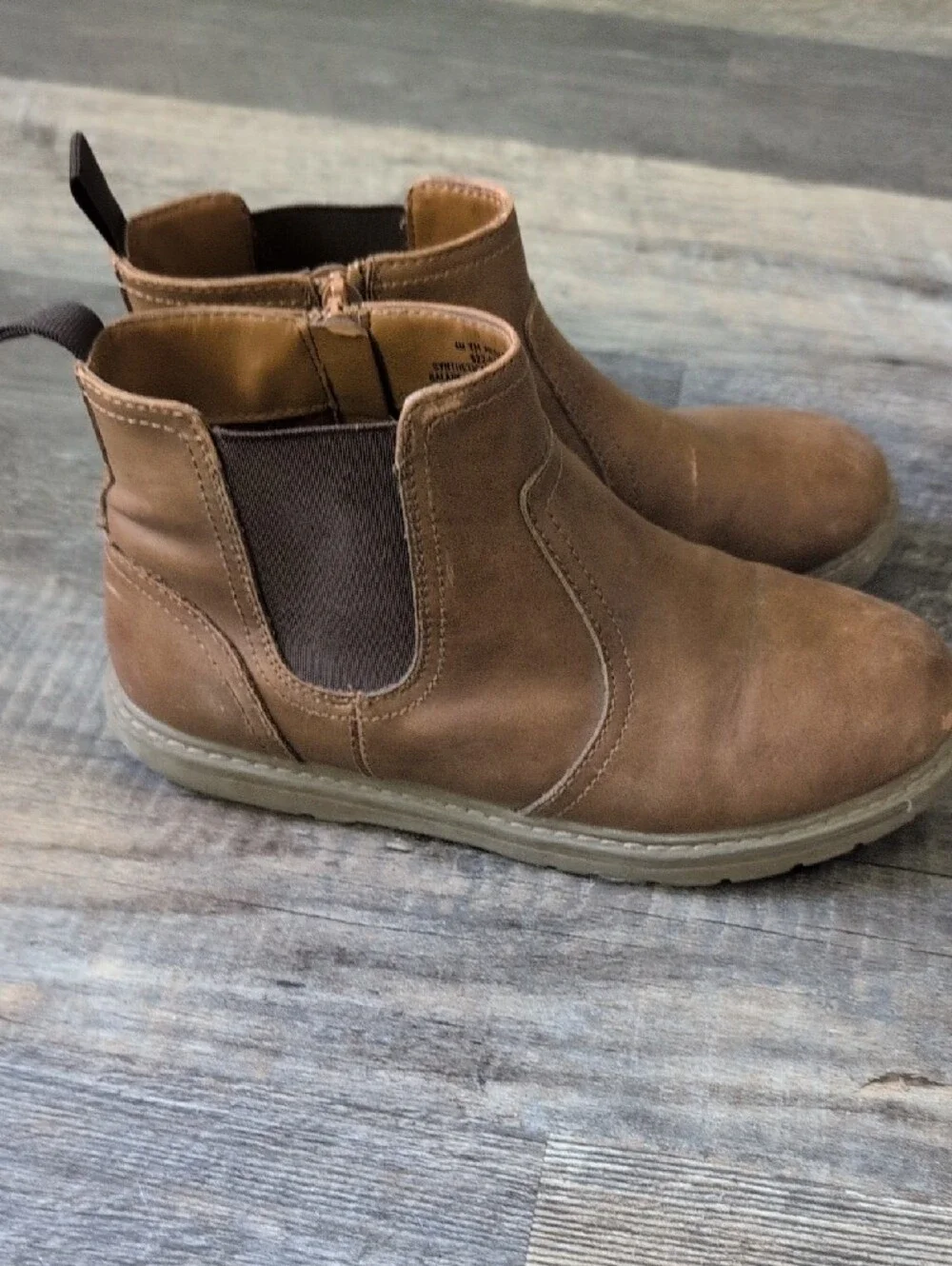Big Kid Ankle Boots Brown
